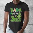 Dada Of The Three Rex Birthday Dinosaur Family Matching Men's V-Neck T-Shirt Dada Of The Three Rex Birthday Dinosaur Family Matching Men's V-Neck T-Shirt