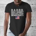 Daddd Shirt Dads Against Daughters Dating Democrats Men's V-Neck T-Shirt