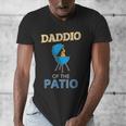 Daddio Of The Patio Fathers Day BBQ Grill Dad Men's V-Neck T-Shirt