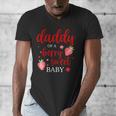 Daddy Of A Berry Sweet One Strawberry Baby First Birthday Men's V-Neck T-Shirt