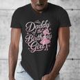 Daddy Of The Birthday Girl Doll Birthday Kid Family Matching Men's V-Neck T-Shirt