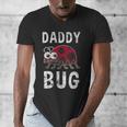 Daddy Bug Ladybug Lover Cute Dad Small Men's V-Neck T-Shirt