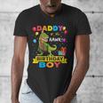 Daddy Dinosaur Shirt Cute Birthday Boy Family Apparel Men's V-Neck T-Shirt Daddy Dinosaur Shirt Cute Birthday Boy Family Apparel Men's V-Neck T-Shirt