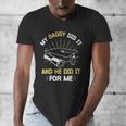 My Daddy Did It And He Did It For Me Graduation Graduate Dad Men's V-Neck T-Shirt