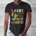 Daddy Of The One-A-Saurus 1St Birthday Boy Dinosaur Men's V-Neck T-Shirt Daddy Of The One-A-Saurus 1St Birthday Boy Dinosaur Men's V-Neck T-Shirt