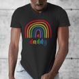 Daddy Rainbow For Women Men Family Matching Birthday Men's V-Neck T-Shirt