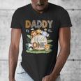 Daddy Of The Wild One 1St Birthday Kids Safari Jungle Men's V-Neck T-Shirt