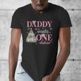 Daddy In a Winter Onederland Birthday Girl Christmas Tree Men's V-Neck T-Shirt