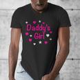 Daddy's Girl Shirt With Pink Lettering Men's V-Neck T-Shirt