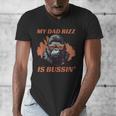 Dad's Birthday Father's Day Dad RIzz Is Bussin' Men's V-Neck T-Shirt