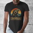 Dadzilla-Father Of The Monsters Dad Father's Day Men's V-Neck T-Shirt