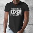 My Daughter Is Flyer Than Yours Cheer Dad Father's Day Men's V-Neck T-Shirt