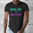 Dial Up Survivor Retro Modem Nostalgia Tech Top Men's V-Neck T-Shirt
