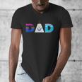 Disney Frozen Elsa Anna Olaf Dad Father's Day Birthday Men's V-Neck T-Shirt