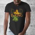 Disney The Lion King Dad Is King Mufasa & Simba Father's Day Men's V-Neck T-Shirt