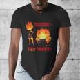 Disney And Pixar’s Elemental Proud Dad Of a Fiery Daughter Men's V-Neck T-Shirt