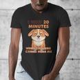 Dog Introvert I Need 20 Minutes Where No One Comes Men's V-Neck T-Shirt