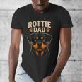 Dog Owner Dad Rottweiler Rottie Dad Men's V-Neck T-Shirt