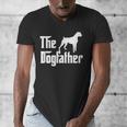 The DogfatherShirt Boxer Dog Lover Shirt For Men Dad Men's V-Neck T-Shirt