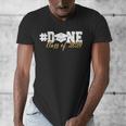 DONE Class Of 2024 Graduation For Her Him Grad Senior 2024 Men's V-Neck T-Shirt