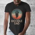 Doodle Dog Vintage Doodle Dad Small Men's V-Neck T-Shirt