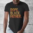 Dope Father African Pride Dad Papa Daddy Fathers Day Men's V-Neck T-Shirt