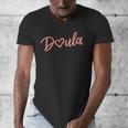 Doula Shirt Tee Heart Midwife Childbirth Graduation Men's V-Neck T-Shirt