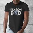 Dragon Dad Daddy Father's Day Dragon Men's V-Neck T-Shirt