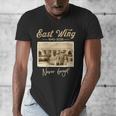 East Wing Never Forget American Vintage Nostalgia Men's V-Neck T-Shirt East Wing Never Forget American Vintage Nostalgia Men's V-Neck T-Shirt