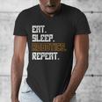 Eat Sleep Robotics Repeat Shirt Graduation Men's V-Neck T-Shirt