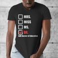 EdD Doctor Of Education Dr Doctorate Graduation Men's V-Neck T-Shirt