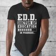 EdD Doctor Of Education In Progress EdD Graduation Men's V-Neck T-Shirt