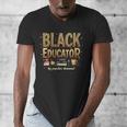Educator By Popular Demand African American Book Lover Men's V-Neck T-Shirt