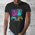 Eighties Console Controller Gaming Player Gadget Nostalgia Men's V-Neck T-Shirt