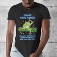 Enjoy Adulthood Comes With Bills Nostalgia Regret Men's V-Neck T-Shirt
