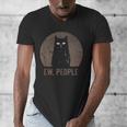 Ew People Introvert Cat Meow Cat Lover Men Women Kids Men's V-Neck T-Shirt Ew People Introvert Cat Meow Cat Lover Men Women Kids Men's V-Neck T-Shirt