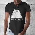 Ew People Introvert Sayings Sarcastic Cat Quote Men's V-Neck T-Shirt Ew People Introvert Sayings Sarcastic Cat Quote Men's V-Neck T-Shirt