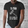 FA-Thor Like Dad Way Mightier Viking Father's Day Fathor Men's V-Neck T-Shirt