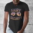 Fairy Security Birthday Family Halloween Costume Dad Mom Men's V-Neck T-Shirt