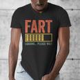Fart Loading Please Wait Shirt Men Dad Joke Fathers Day Men's V-Neck T-Shirt
