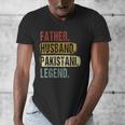Father Husband Pakistani Legend Pakistan Dad Father's Day Men's V-Neck T-Shirt Father Husband Pakistani Legend Pakistan Dad Father's Day Men's V-Neck T-Shirt