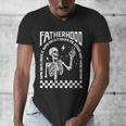 Fatherhood Dad Tour Some Days I Rock It Happy Father's Day Men's V-Neck T-Shirt Fatherhood Dad Tour Some Days I Rock It Happy Father's Day Men's V-Neck T-Shirt