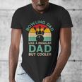 Fathers Day Bowling Dad For Bowling Player Dad Men's V-Neck T-Shirt