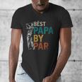 Fathers Day Golfer Dad Golfing Best Papa By Par Golf Men's V-Neck T-Shirt Fathers Day Golfer Dad Golfing Best Papa By Par Golf Men's V-Neck T-Shirt