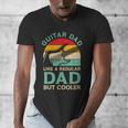 Fathers Day Guitar Dad For Guitarist Music Lover Dad Men's V-Neck T-Shirt
