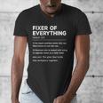 Father's Day For Office Dad Fixer Of Everything Men's V-Neck T-Shirt