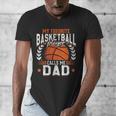 My Favorite Basketball Player Calls Me Dad Basketball Men's V-Neck T-Shirt My Favorite Basketball Player Calls Me Dad Basketball Men's V-Neck T-Shirt
