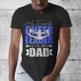 My Favorite Cheerleader Calls Me Dad Cheer Dad Fathers Day Men's V-Neck T-Shirt