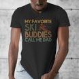 My Favorite Ski Buddies Call Me Dad A Cool Ski For Skiers Men's V-Neck T-Shirt