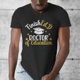 FinishEdD Doctor Of Education Graduation EdD Graduate Men's V-Neck T-Shirt